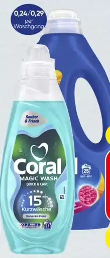 Spar Coral Feinwaschmittel Flüssig Angebot