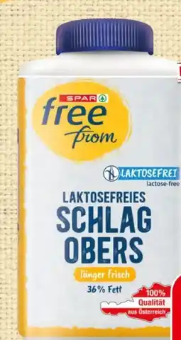 Spar SPAR free from Schlagobers Angebot