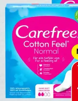 Spar Carefree Slipeinlagen Cotton Feel Normal Angebot