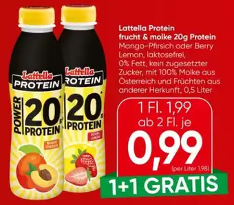 Spar Lattella Proteindrink Frucht & Molke Angebot