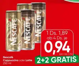 Spar Nescafé Eiskaffee Cappuccino Angebot