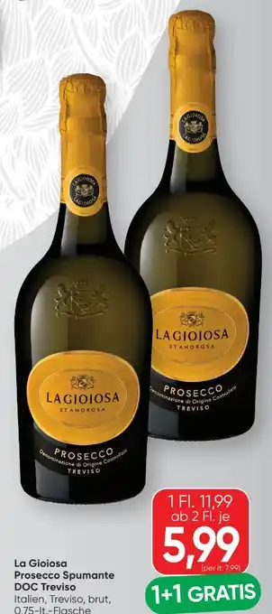 SPAR Gourmet La Gioiosa Prosecco Spumante Treviso Angebot