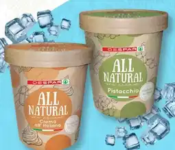 SPAR Gourmet Despar All natural Ice Cream Angebot