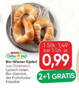 SPAR Gourmet Spar Natur pur Bio-Wiener Kipferl Angebot
