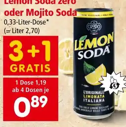 Interspar Fonti di Crodo Lemon Soda Angebot