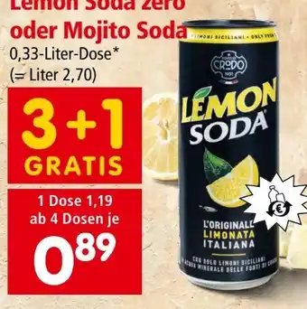 Interspar Fonti di Crodo Lemon Soda Angebot