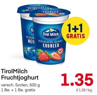 MPreis TirolMilch Fruchtjoghurt 500 g Angebot