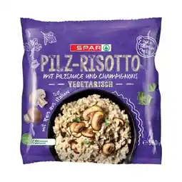 SPAR Gourmet Streetfood Style Pilz-Risotto mit Pilzsauce und Champignons SPAR Gourmet Angebot