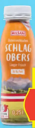 Hofer Milsani Schlagobers Angebot