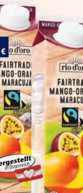 Hofer Rio d'Oro Fairtrade Saft Angebot