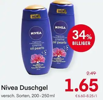 MPreis Nivea Duschgel 200-250 ml Angebot