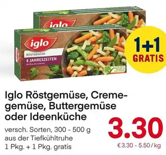 MPreis Iglo Röstgemüse,Creme Gemüse,Buttergemüse Oder Ideenküche 300-500 g Angebot
