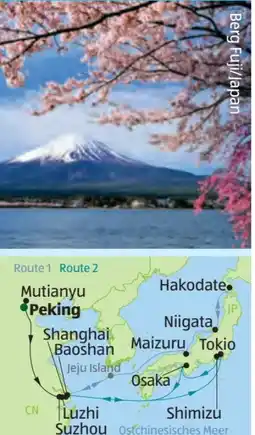 Hofer Hofer-Reisen Rundreise-Kreuzfahrt China-Japan Angebot