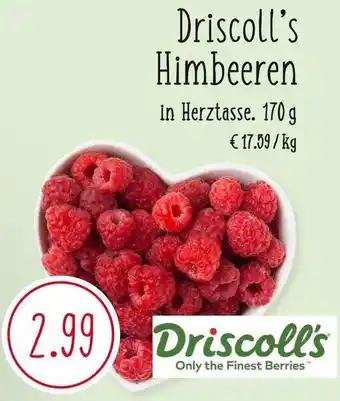 MPreis Driscoll's Himbeeren 170 g Angebot