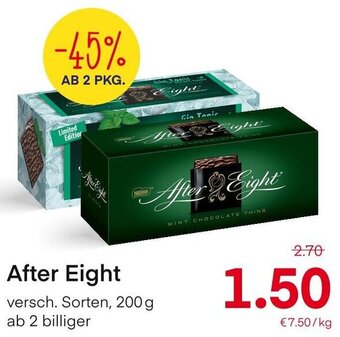 MPreis After Eight 200 g Angebot