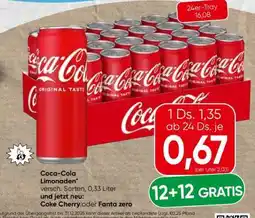 Spar Coca Cola Limonaden Angebot