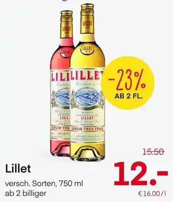 MPreis Lillet 750 ml Angebot