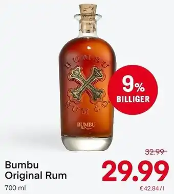 MPreis Bumbo Original Rum 700 ml Angebot
