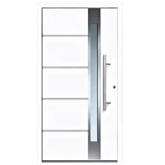 Hellweg Aluminium-Sicherheitshaustür „Rom“, weiß 218297 HELLWEG Angebot