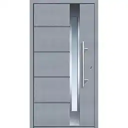 Hellweg Aluminium-Sicherheitshaustür „Rom“, grau 218299 HELLWEG Angebot