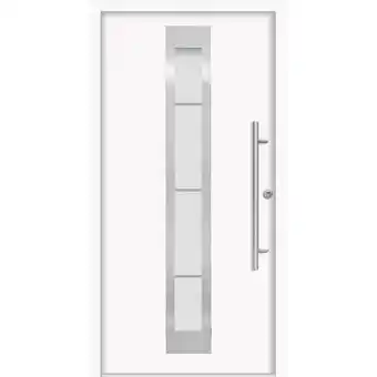 Hellweg Aluminium-Sicherheitshaustür „MALMO“, weiß 128266 HELLWEG Angebot