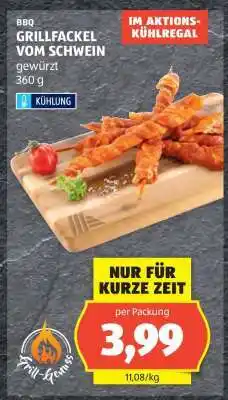 Hofer BBQ GRILLFACKEL VOM SCHWEIN Angebot