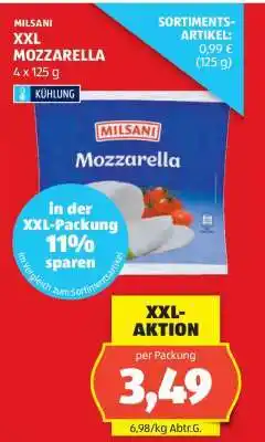 Hofer MILSANI XXL MOZZARELLA Angebot