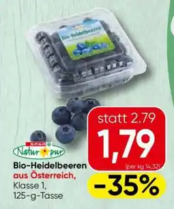 Spar Bio-Heidelbeeren aus Österreich Angebot