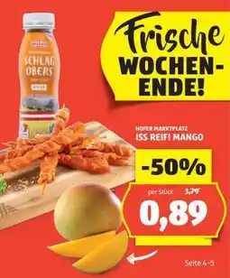 Hofer ISS REIF! MANGO Angebot