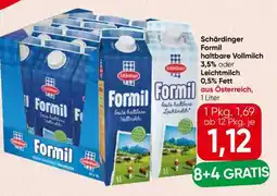 Spar Schärdinger Formil haltbare Vollmilch 3,5% oder Leichtmilch 0,5% Fett Angebot