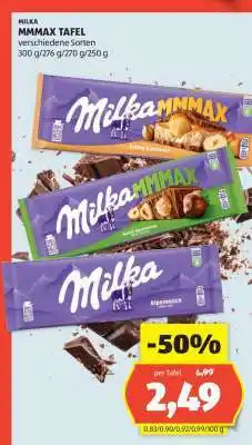 Hofer MILKA MMMAX TAFEL Angebot