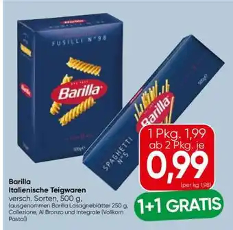 Eurospar Barilla Italienische Teigwaren Angebot