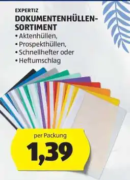 Hofer EXPERTIZ DOKUMENTENHÜLLEN-SORTIMENT Angebot
