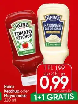 Eurospar Heinz Ketchup oder Mayonnaise Angebot