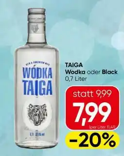 Eurospar TAIGA Wodka oder Black Angebot