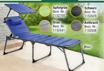 Norma Solax-Sunshine Alu-Komfort-Sonnenliege Angebot