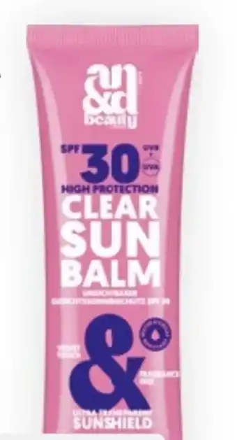 Bipa A.N.D. Beauty Clear Sun Balm Gesichtssonnenschutz LSF 30 Angebot