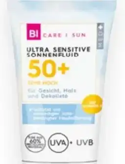 Bipa Bi Care Sun Sonnenfluid Ultra Sensitive LSF 50+ Angebot
