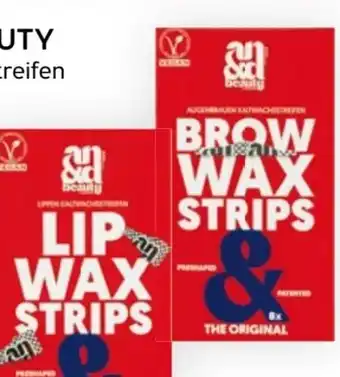 Bipa A.N.D. Beauty Kaltwachsstreifen Lip Wax Strips Angebot