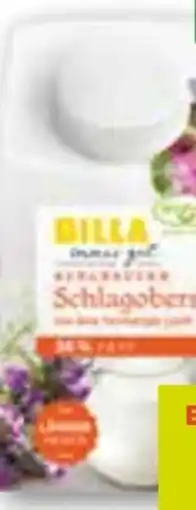 ADEG Billa Immer gut Heumilch Schlagobers Angebot