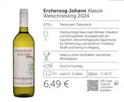 Interspar Erzherzog Johann Klassik Welschriesling 2024 Angebot