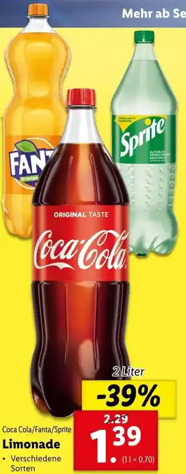 Lidl Limonade 2Liter Angebot
