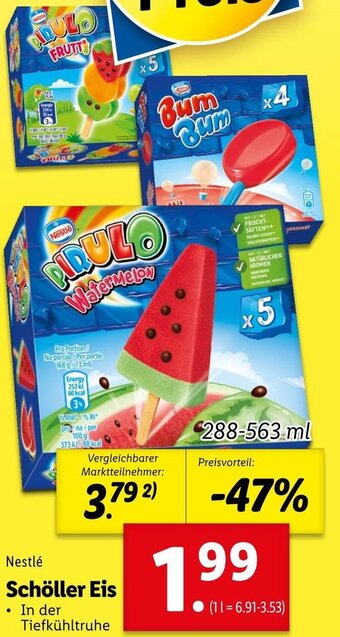 Lidl Nestlé Schöller Eis Angebot