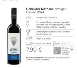 Interspar Gebrüder Nittnaus Zweigelt Freddo 2024 Angebot