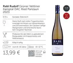 Interspar Rabl Rudolf Grüner Veltliner Kamptal DAC Ried Panzaun 2023 Angebot