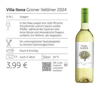 Interspar Villa Ilona Grüner Veltliner 2024 Angebot