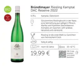 Interspar Bründlmayer Riesling Kamptal DAC Reserve 2022 Angebot