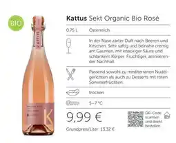 Interspar Kattus Sekt Organic Bio Rosé Angebot