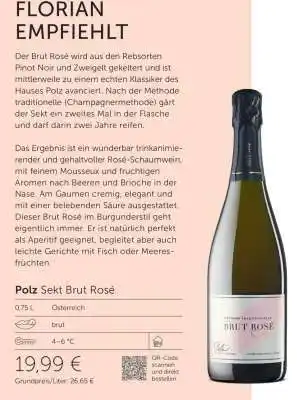 Interspar Polz Sekt Brut Rosé Angebot