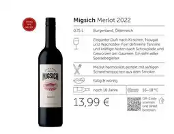 Interspar Migsich Merlot 2022 Angebot